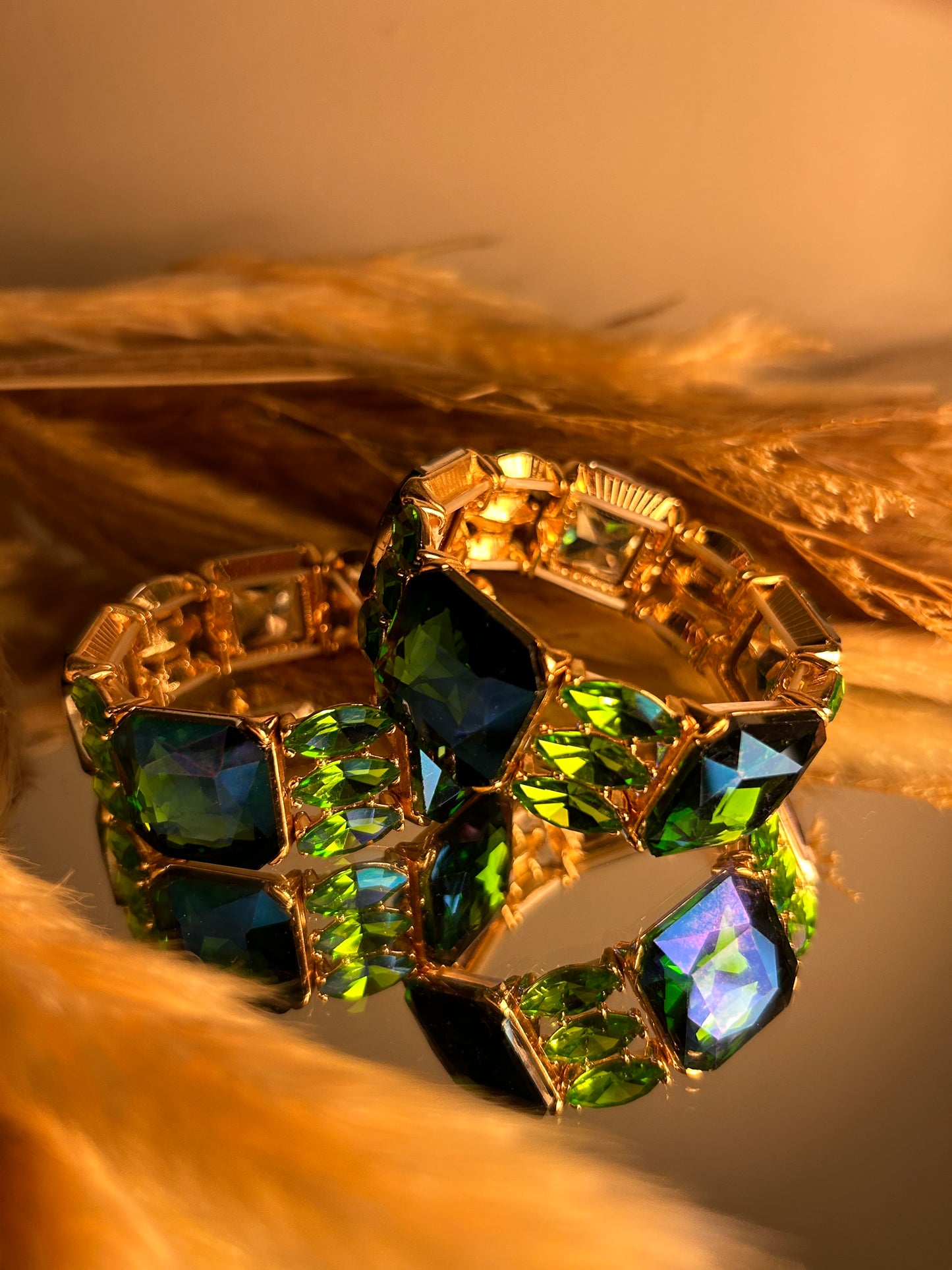 Bracelet Lumière émeraude